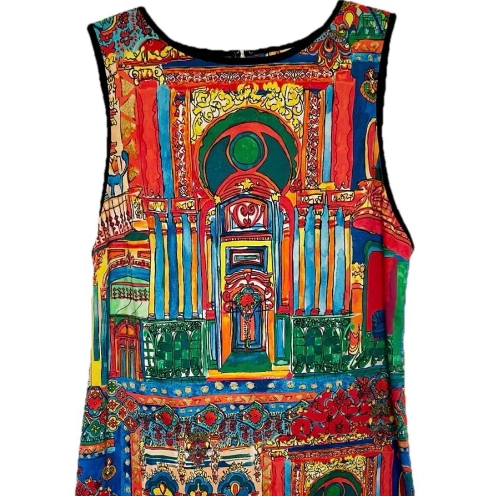 ALICE + OLIVIA Havana Town TISHA A-Line Shift DRESS Size 2